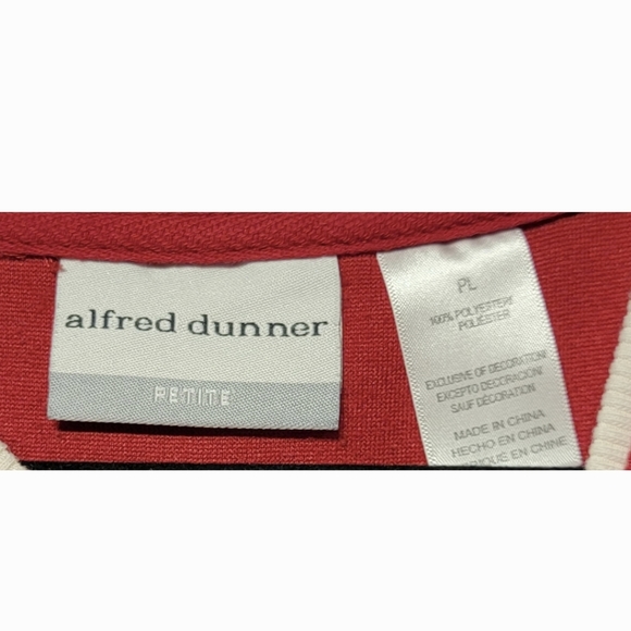 Alfred dunner Christmas sweater size PL - Picture 5 of 6